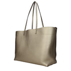 Fendi Medium Roll Gold Selleria shopper with 218 hand-sewn topstitches