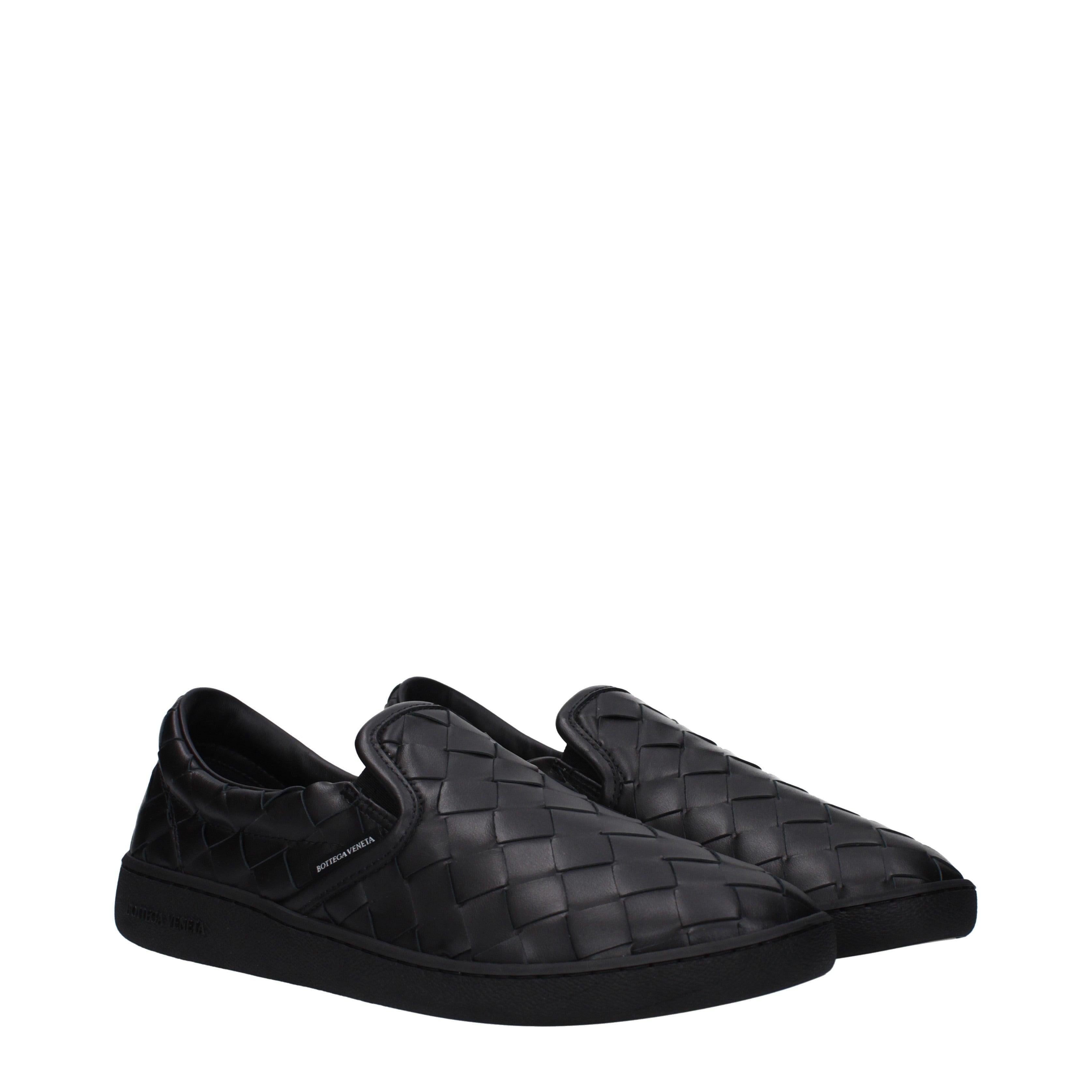 Bottega Veneta Intrecciato Men's Slip-On Sneakers
