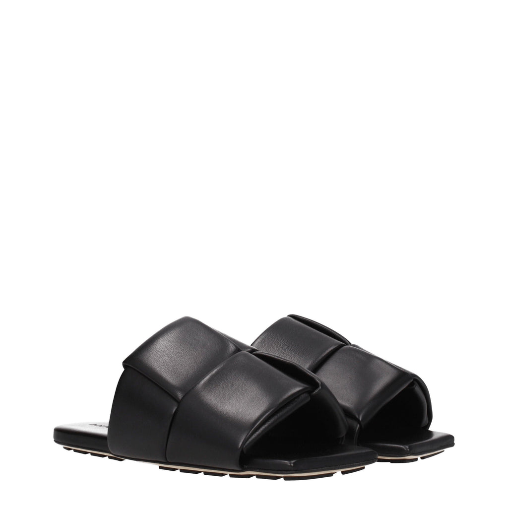 Bottega Veneta Men's Padded Leather Slides
