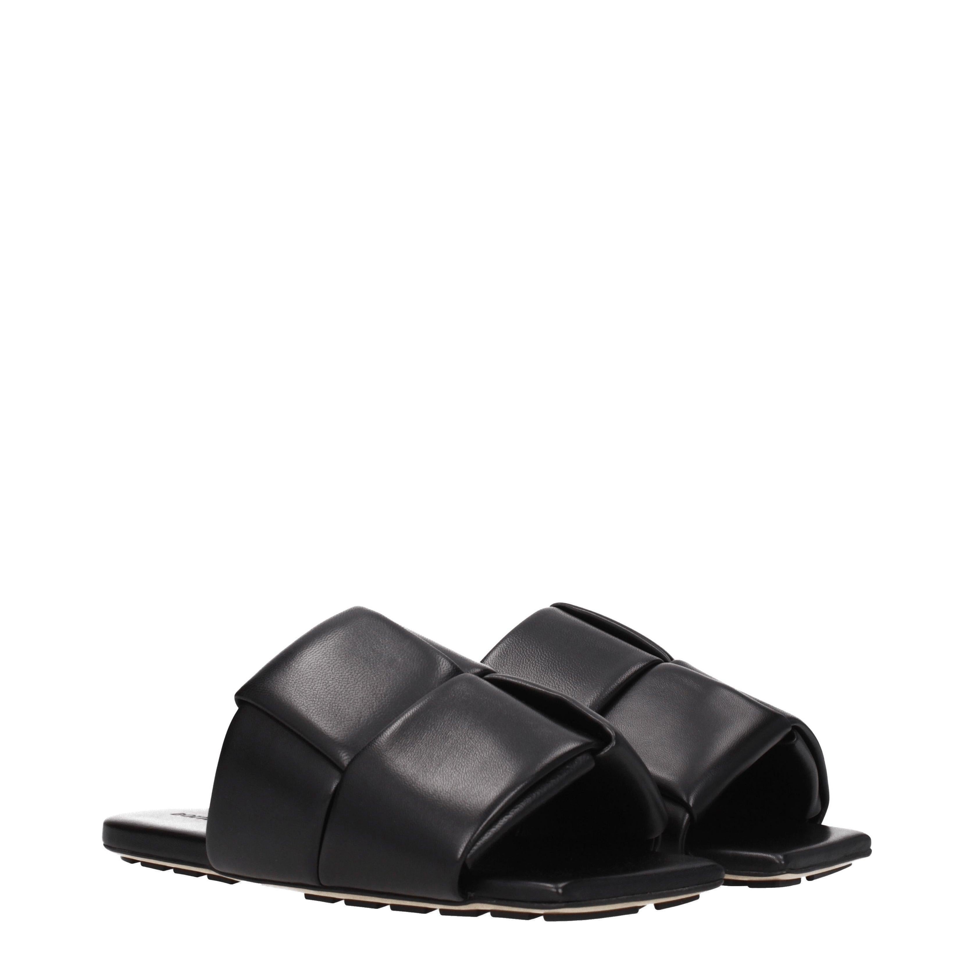 Bottega Veneta Men's Padded Leather Slides