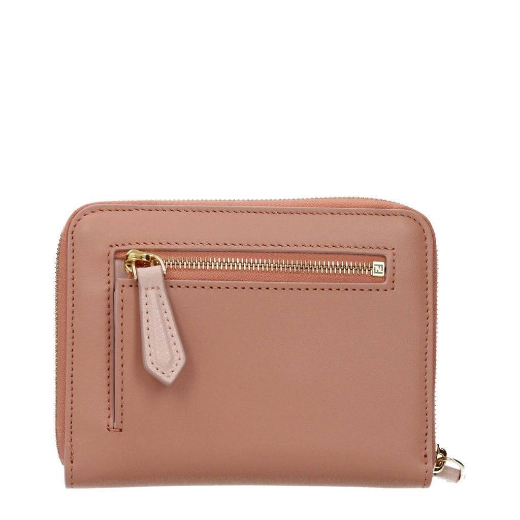 Fendi Women's Rose Leather Wallet