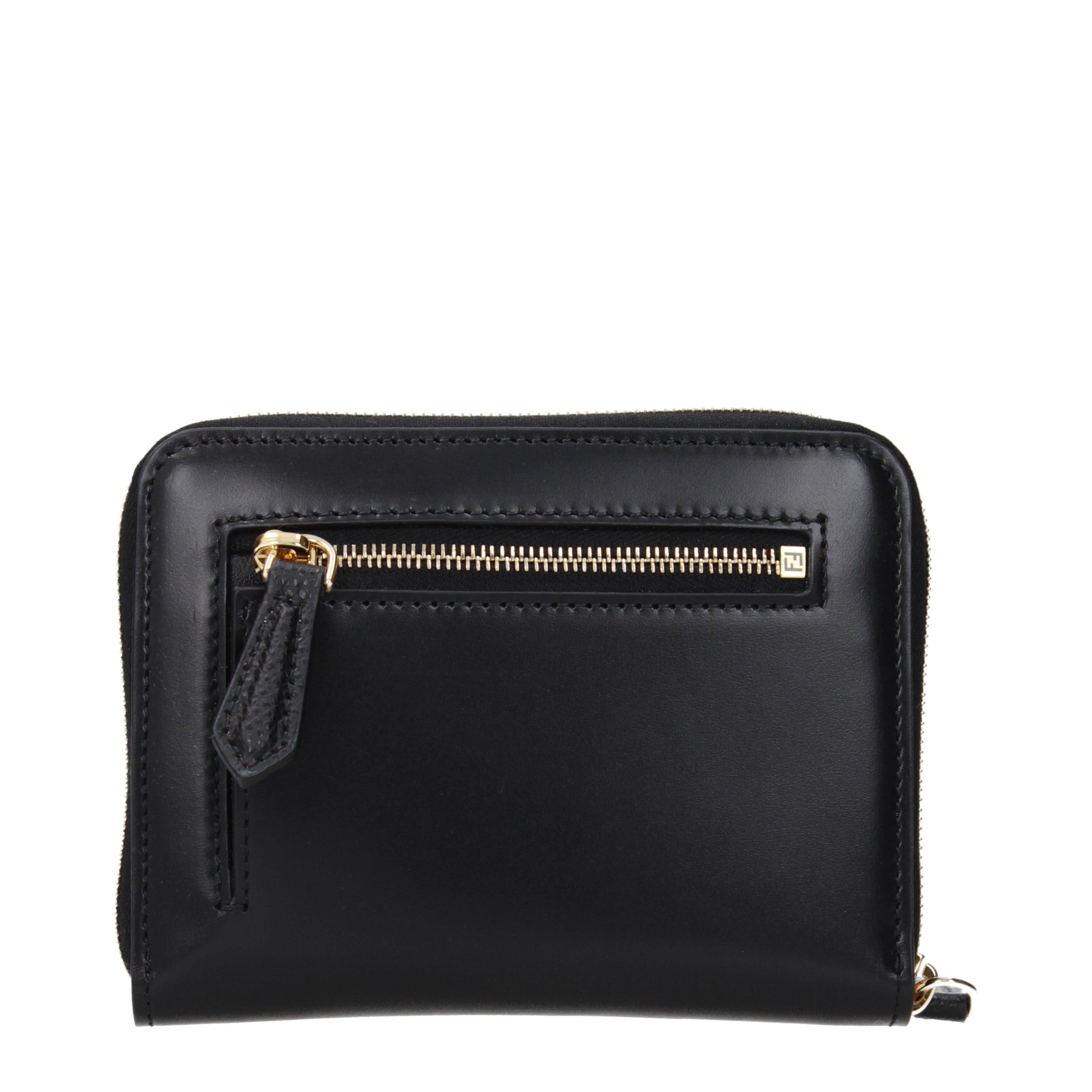 Fendi Women's Black Leather Wallet Secondary image