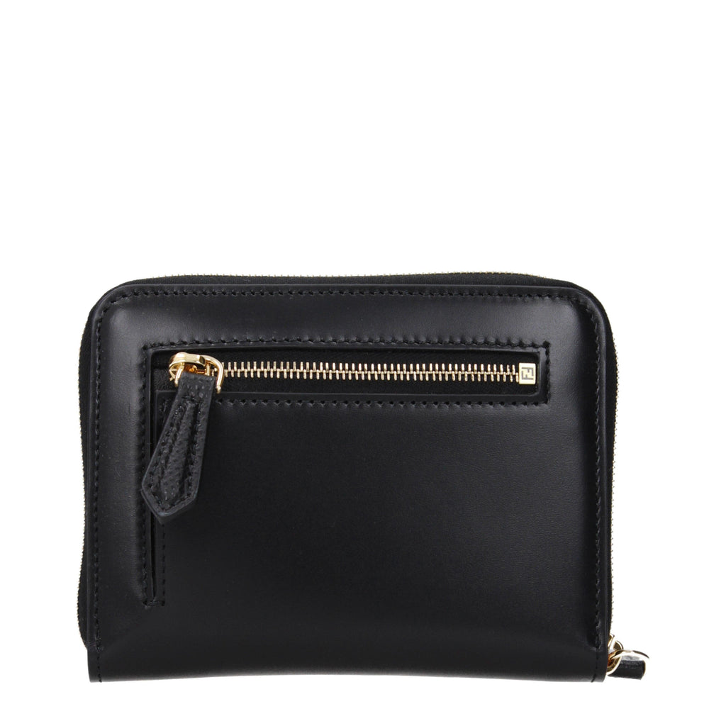 Fendi Women's Black Leather Wallet