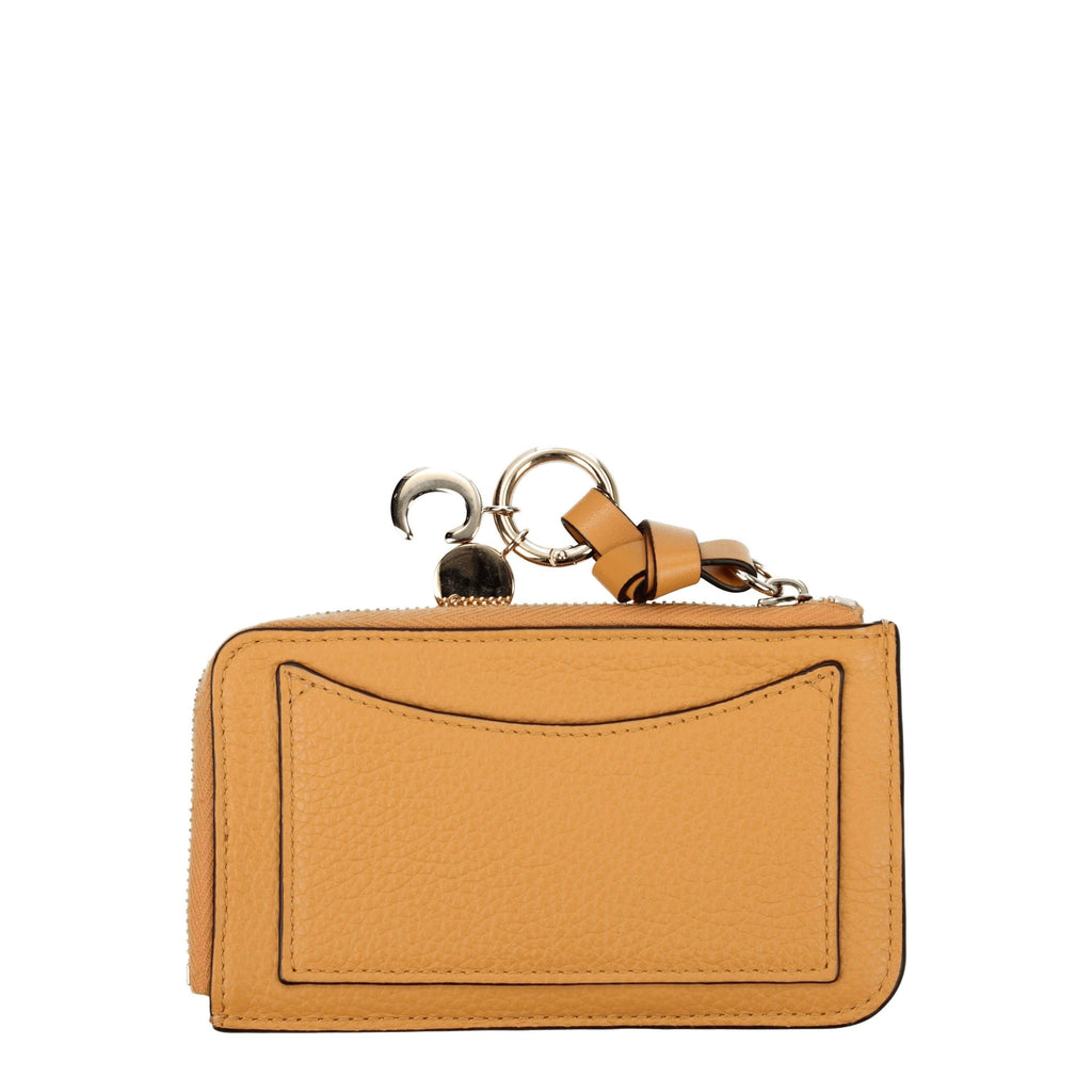 Chloé Compact Leather Wallet – Arancione Edition