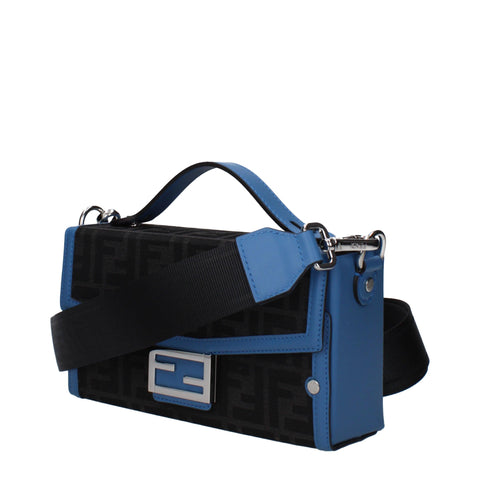 Fendi Zucca FF Baguette Blue