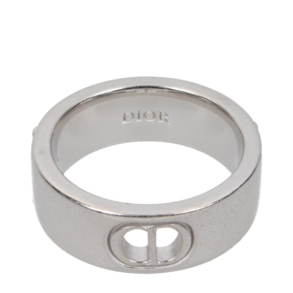 DIOR Men's Engraved Silver Ring