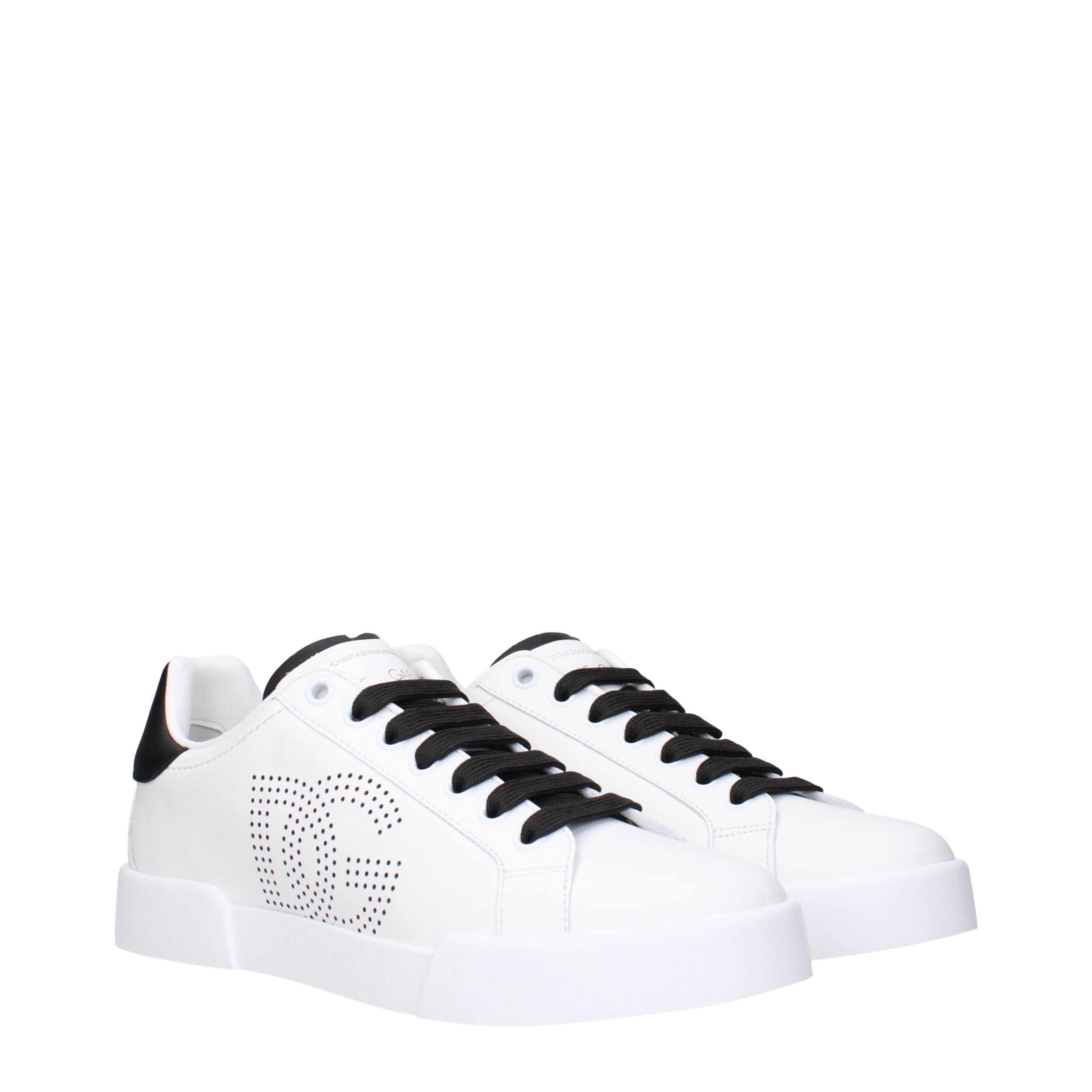 Dolce & Gabbana Perforated Logo Women's Sneakers