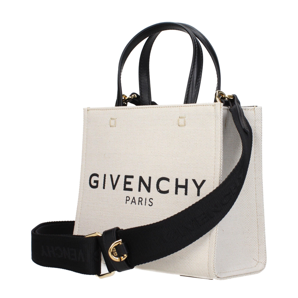 Givenchy Mini Canvas Tote Bag in Beige