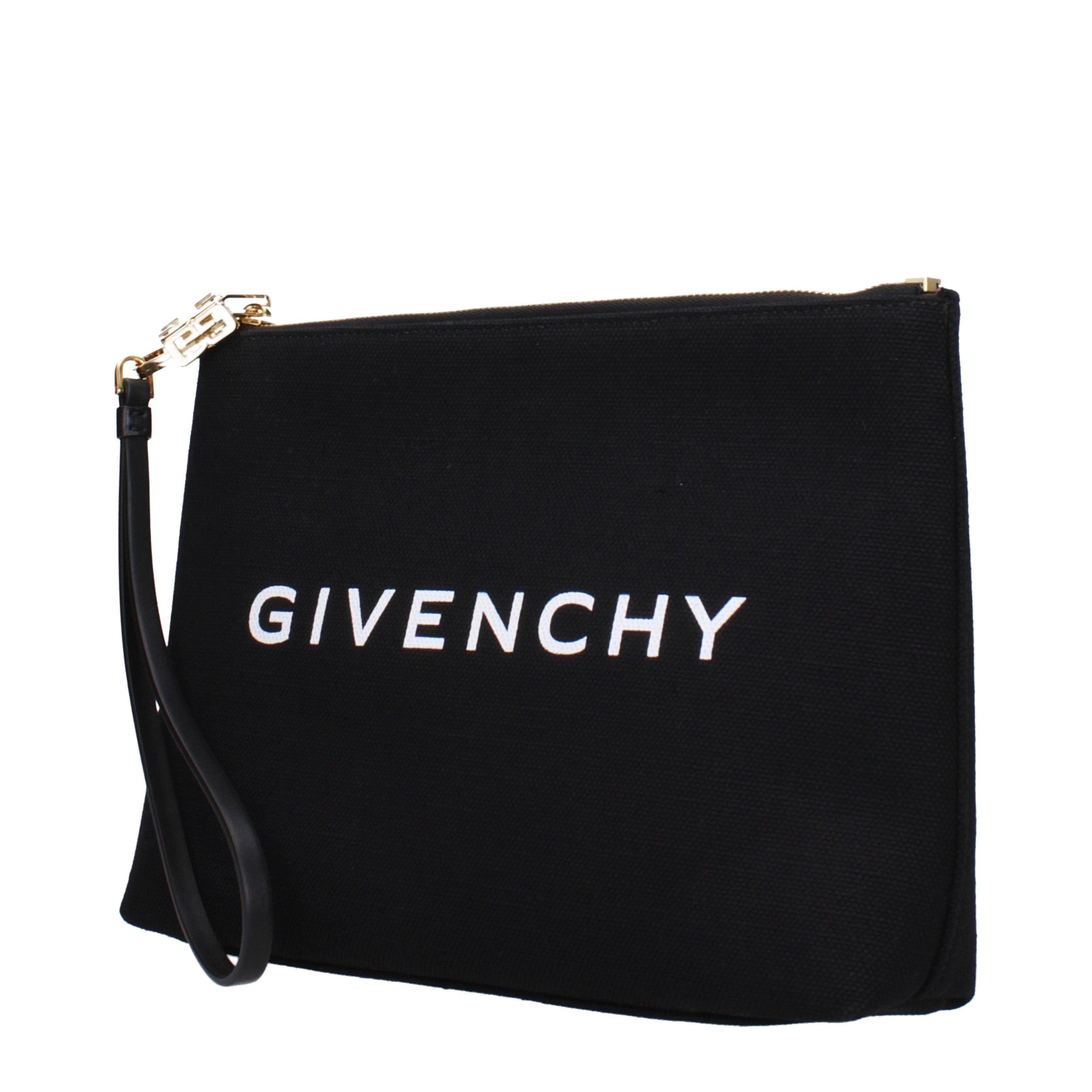 Givenchy Women's Logo Canvas Clutch Bag