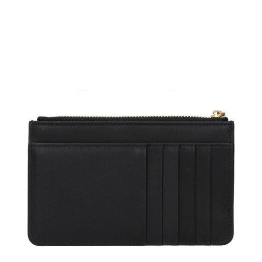 Dolce & Gabbana Black Leather Card Holder