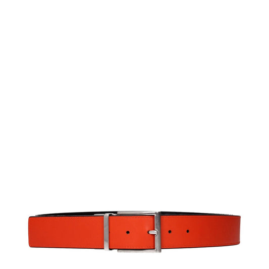 Bottega Veneta 3.5 cm Belt – Black / Orange
