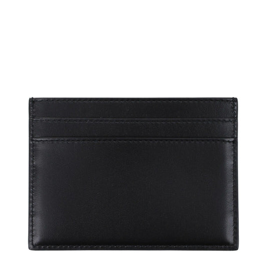 Saint Laurent Leather Card Holder – Nero