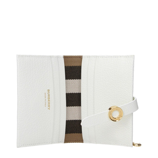 Burberry Bianco Leather Card Holder