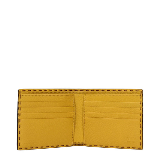 Fendi Leather Card Holder – Marrone / Cuoio