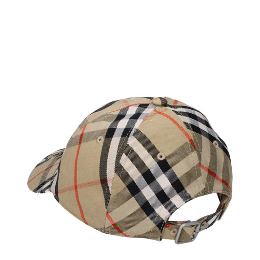 Burberry Beige Cotton Blend Hat