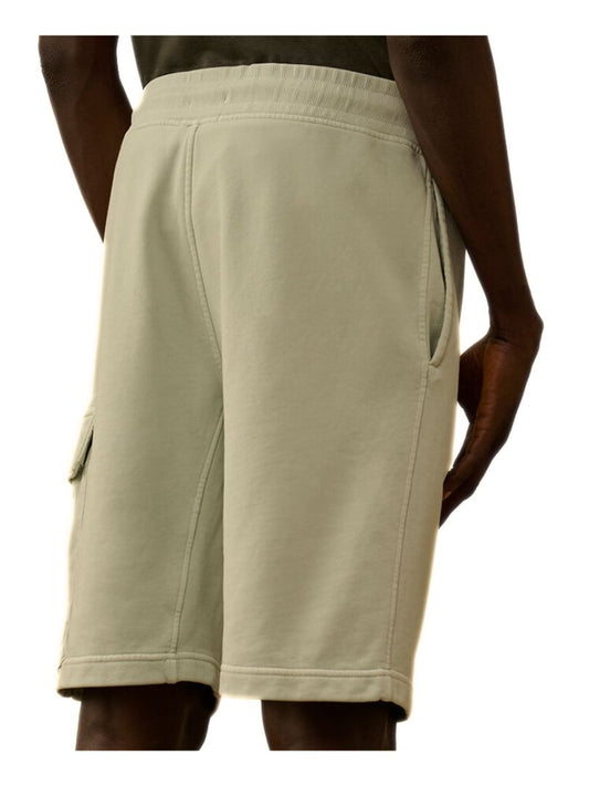 C.P. Company Misty Blue Cotton Jogging Bermuda