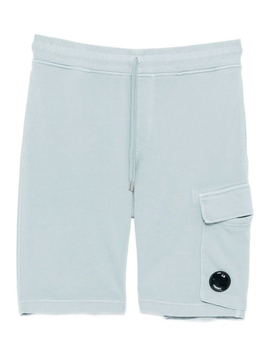 C.P. Company Cotton Jogging Bermuda Shorts – Silver Blue