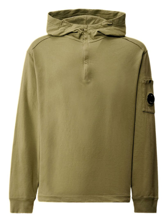 C.P. Company Moss Gray Cotton Sweatshirt