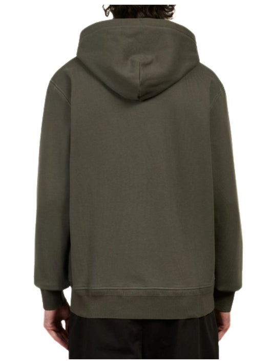 C.P. Company Gunmetal Cotton Zip Hoodie