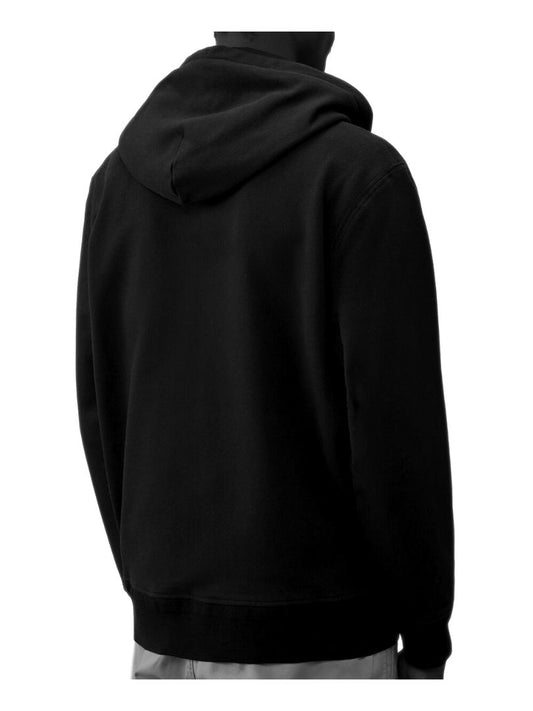 C.P. Company Black Cotton Zip Hoodie