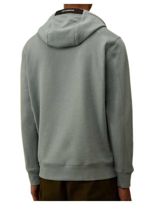 C.P. Company Silver Blue Cotton Sweatshirt