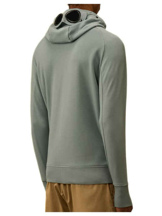 C.P. Company Cotton Zip Hoodie – Silver Blue