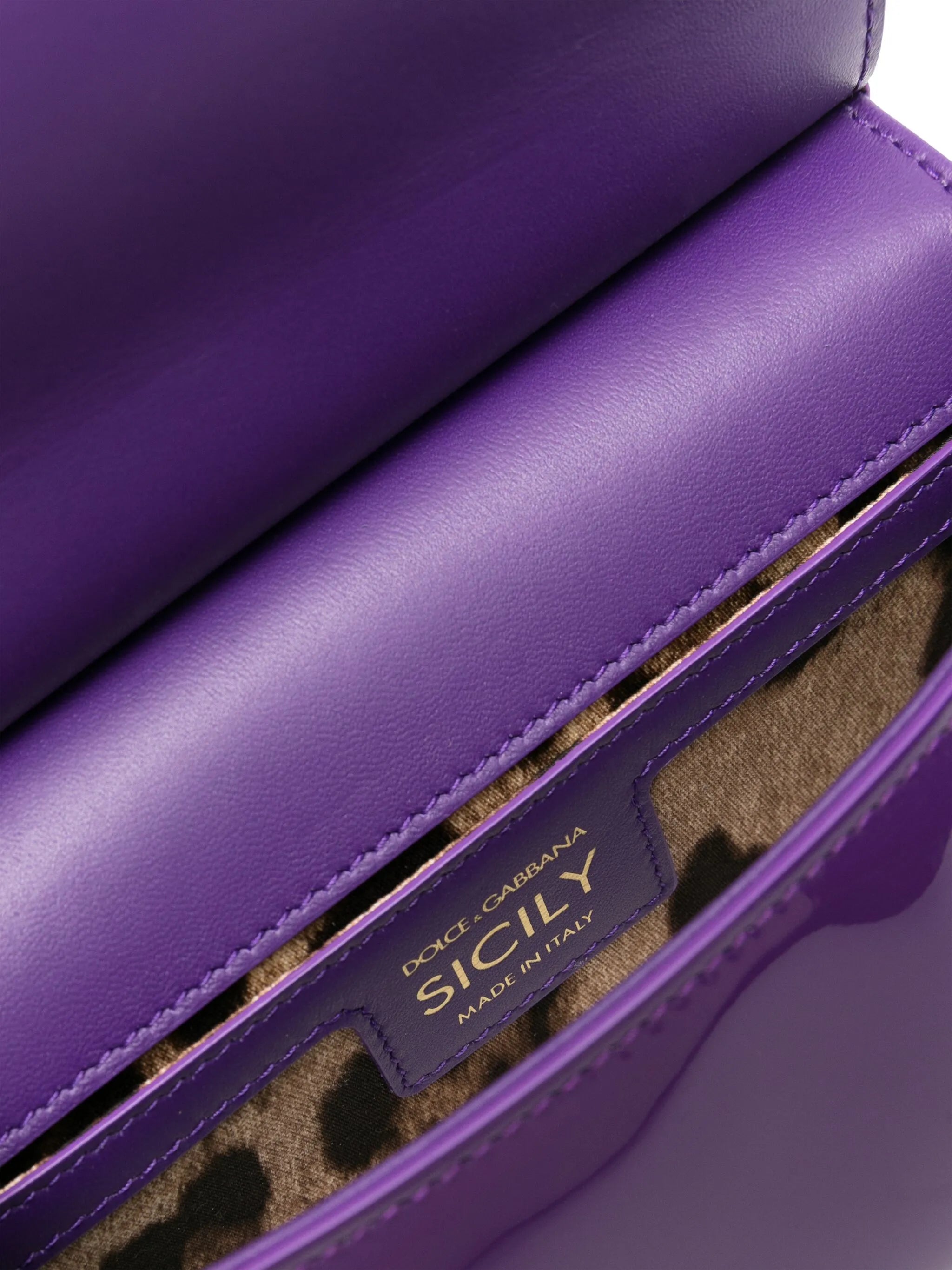 Dolce & Gabbana Sicily Medium Handbag – Violet