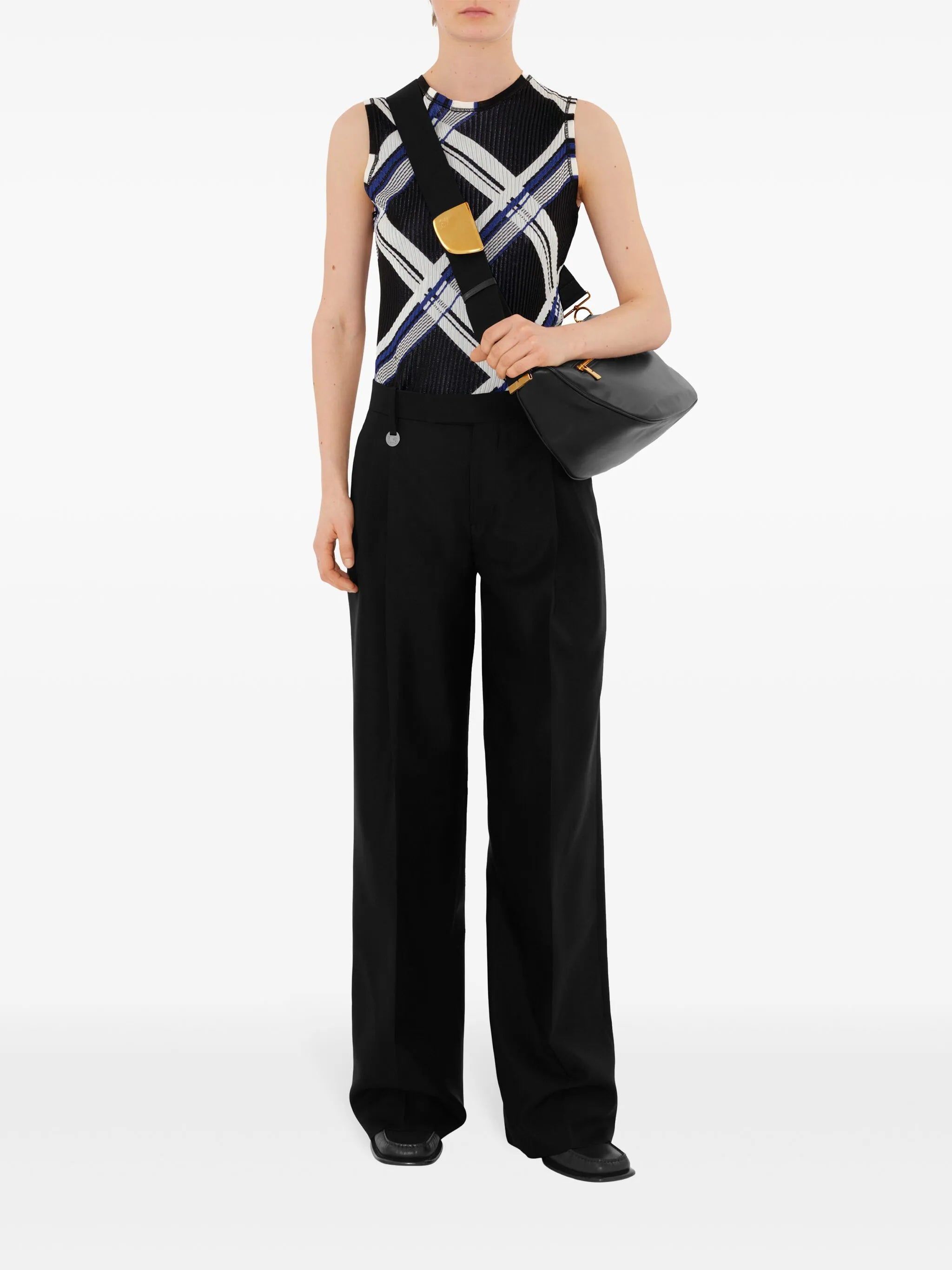 Burberry Medium Shield leather messenger bag