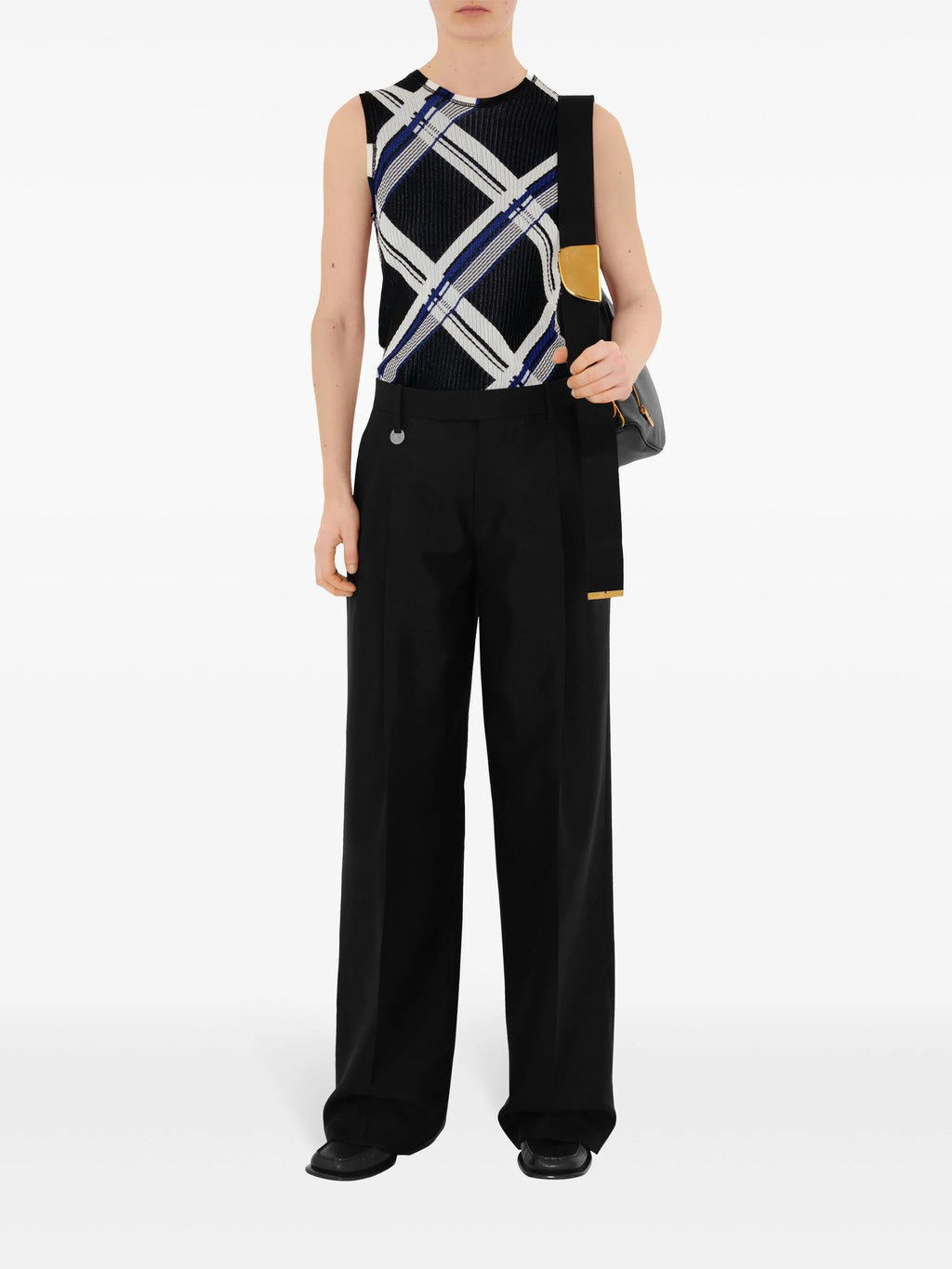 Burberry Medium Shield leather messenger bag