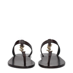 YSL CASSANDRE slides in smooth leather