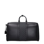 Gucci Leather Duffle Bag - Black