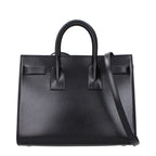 Saint Laurent Sac de Jour Tote Bag Black Leather Gold Hardware