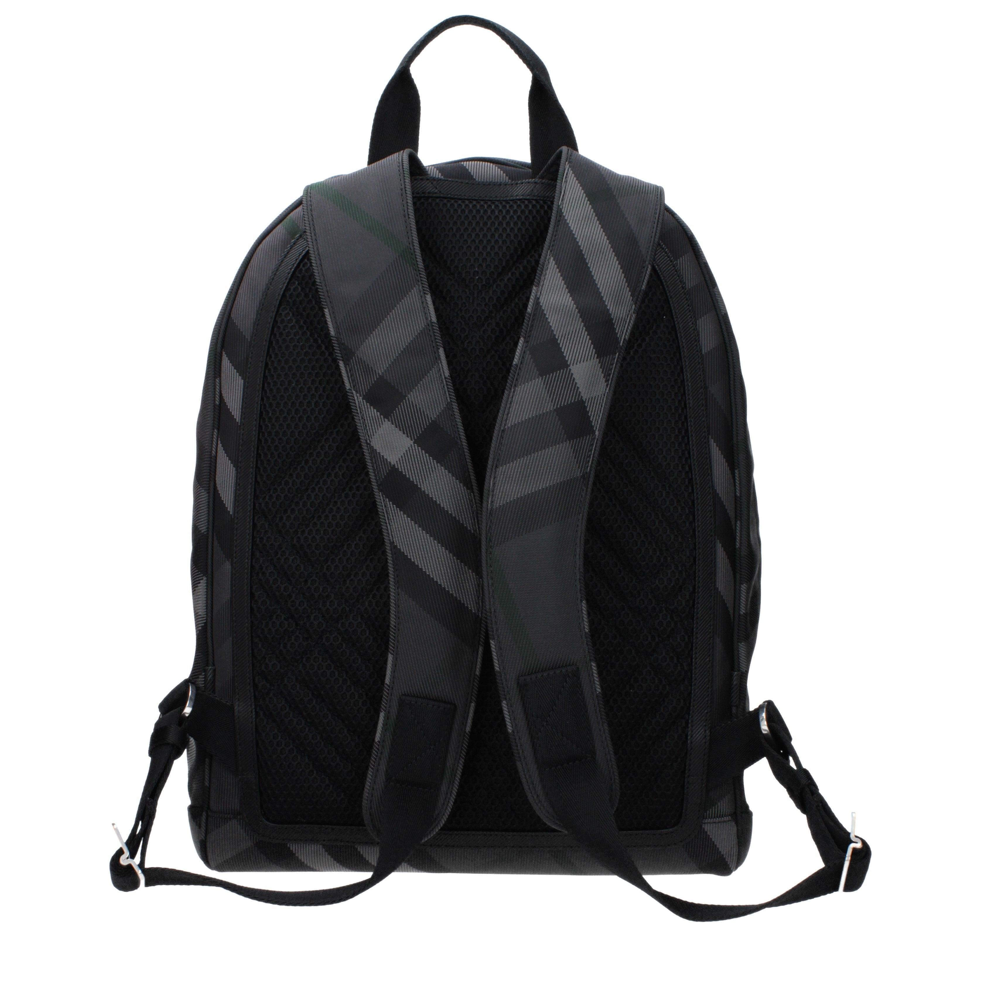 Burberry Grey Check Tessuto Backpack