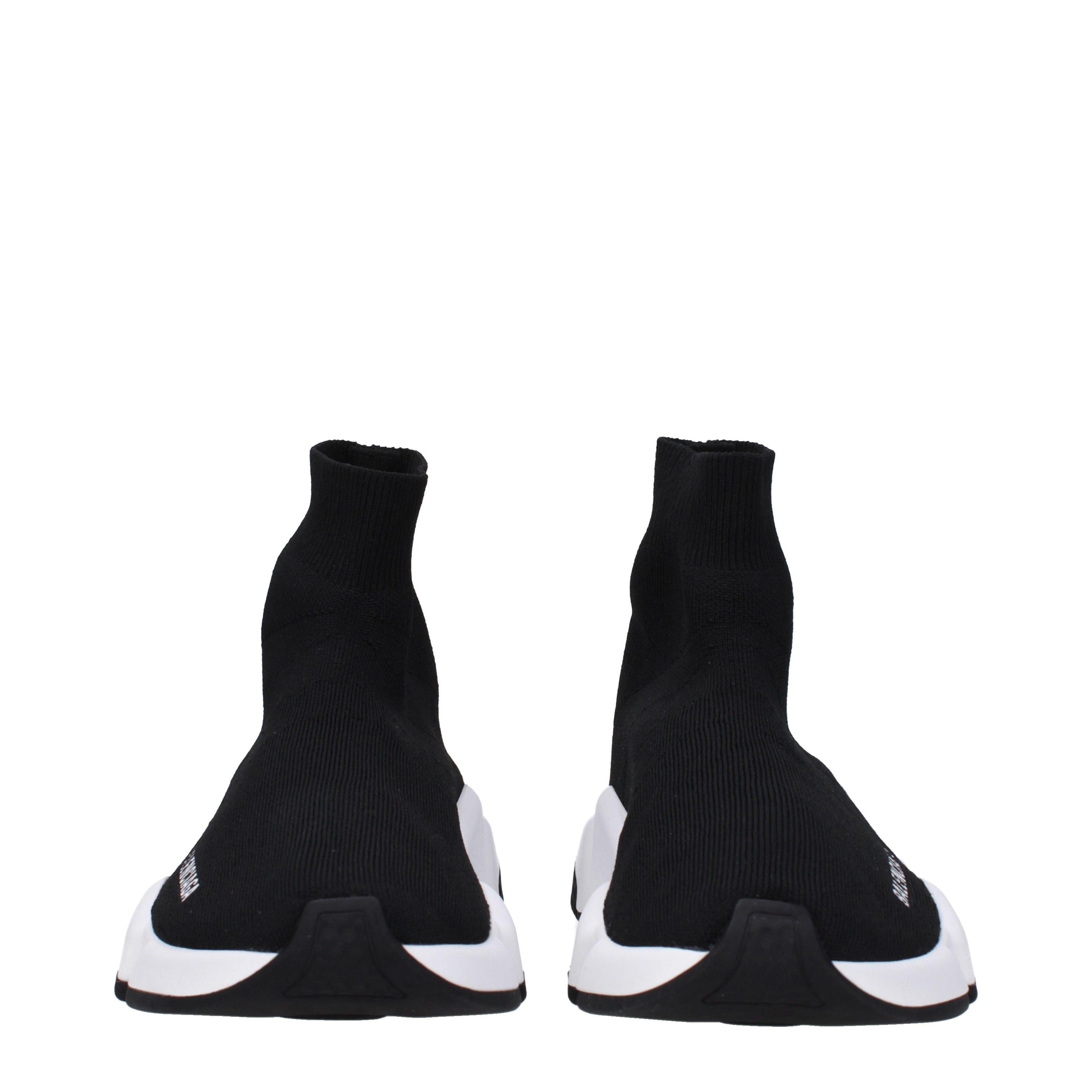 Balenciaga Speed 2.0 Knit Sock Sneaker – Black/White