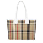 Burberry Check Tote with Detachable Pouch
