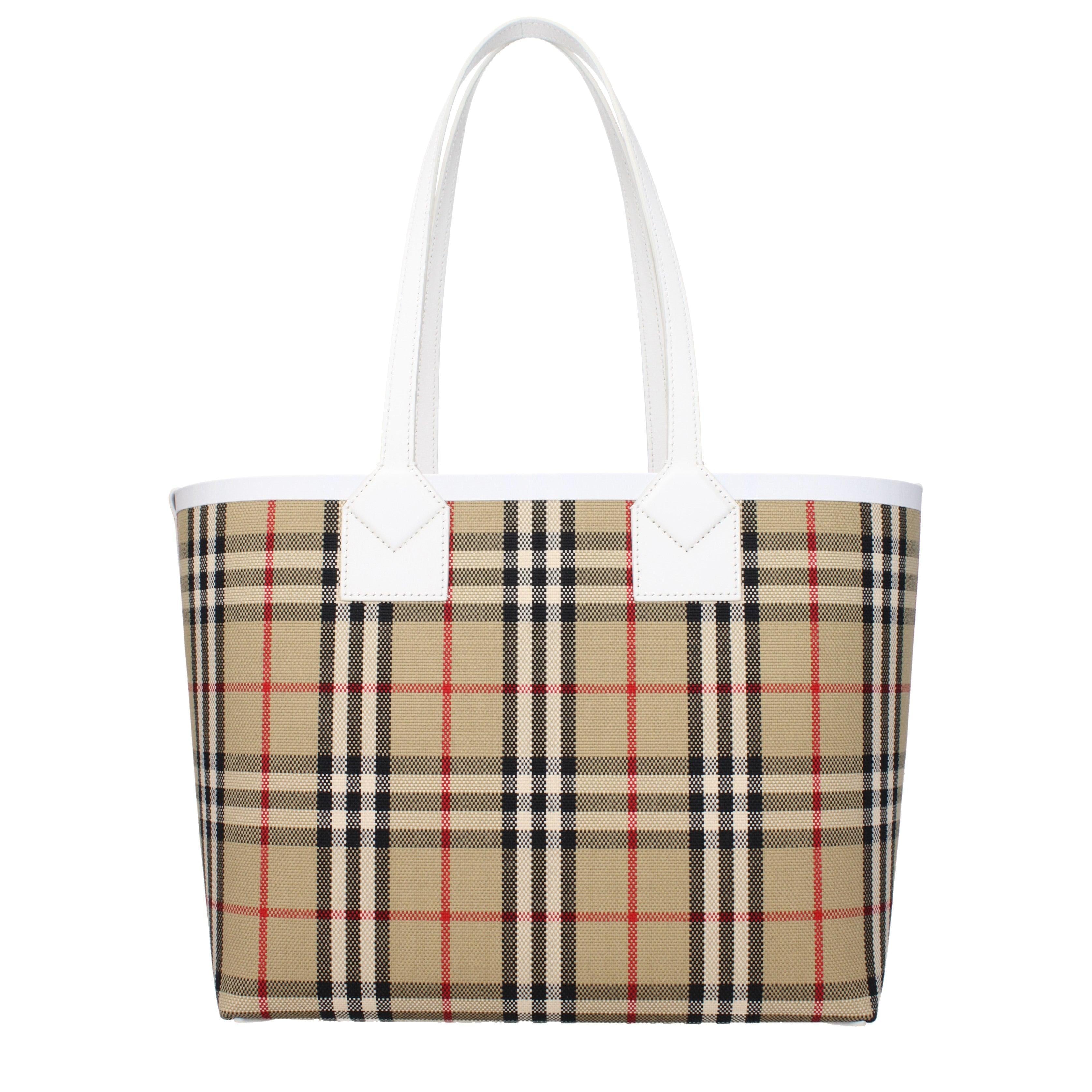 Burberry Check Tote with Detachable Pouch