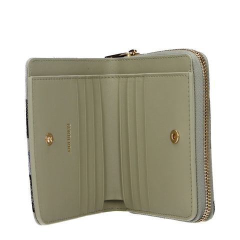 Burberry Lichene Check Zip Wallet