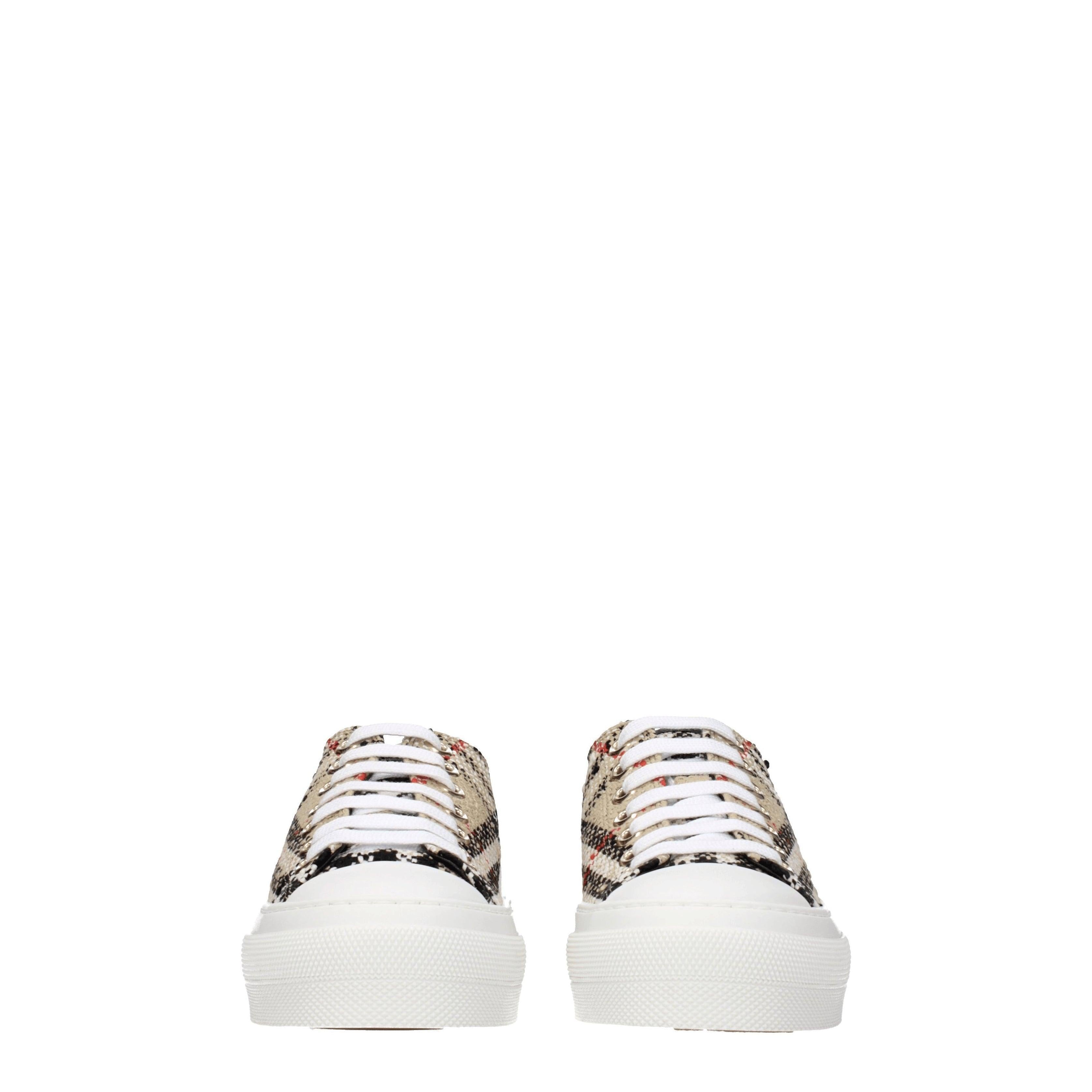 Burberry Women’s Check Low-Top Sneakers