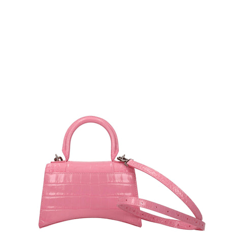 Balenciaga Hourglass XS top-handle bag rose