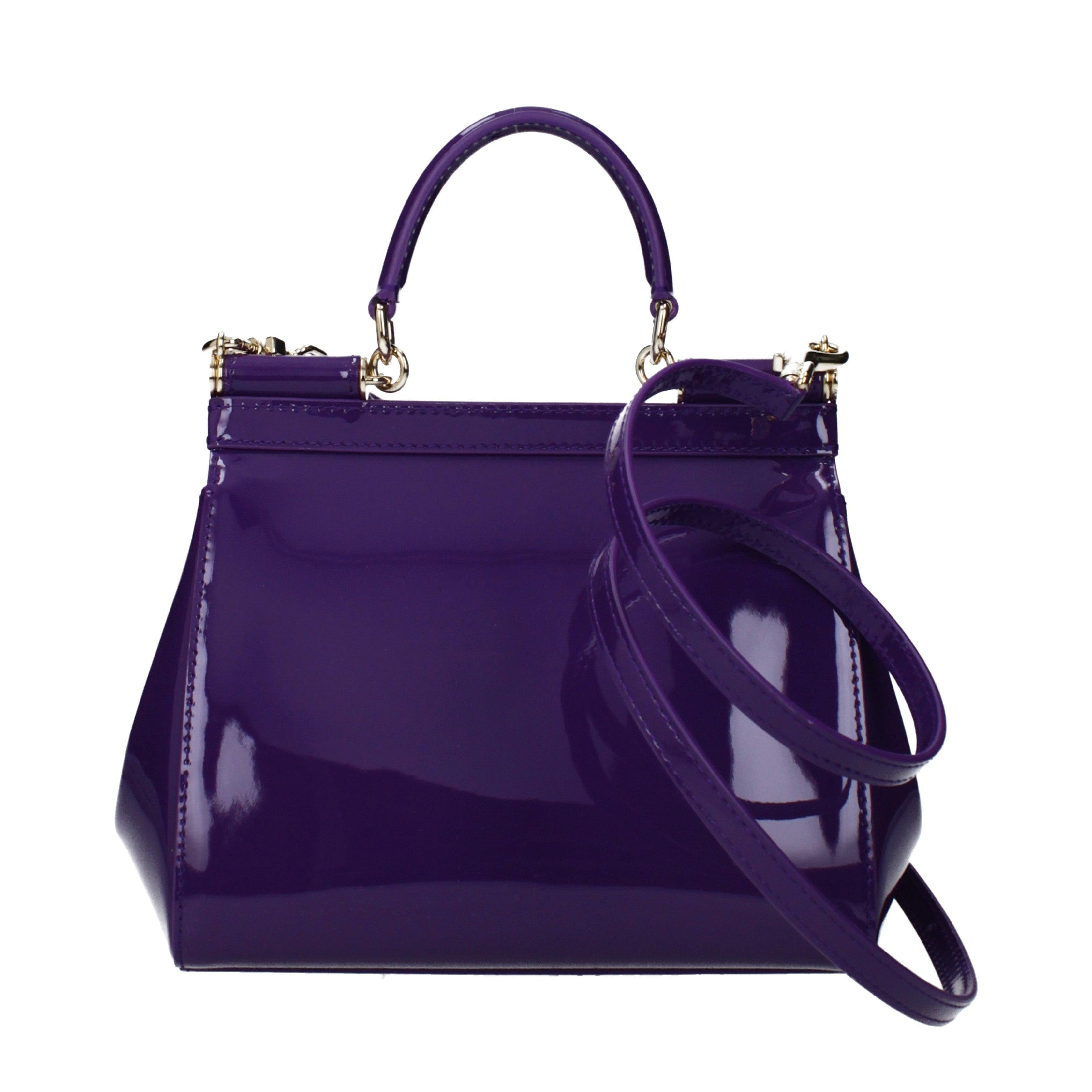 Dolce & Gabbana Sicily Medium Handbag – Violet