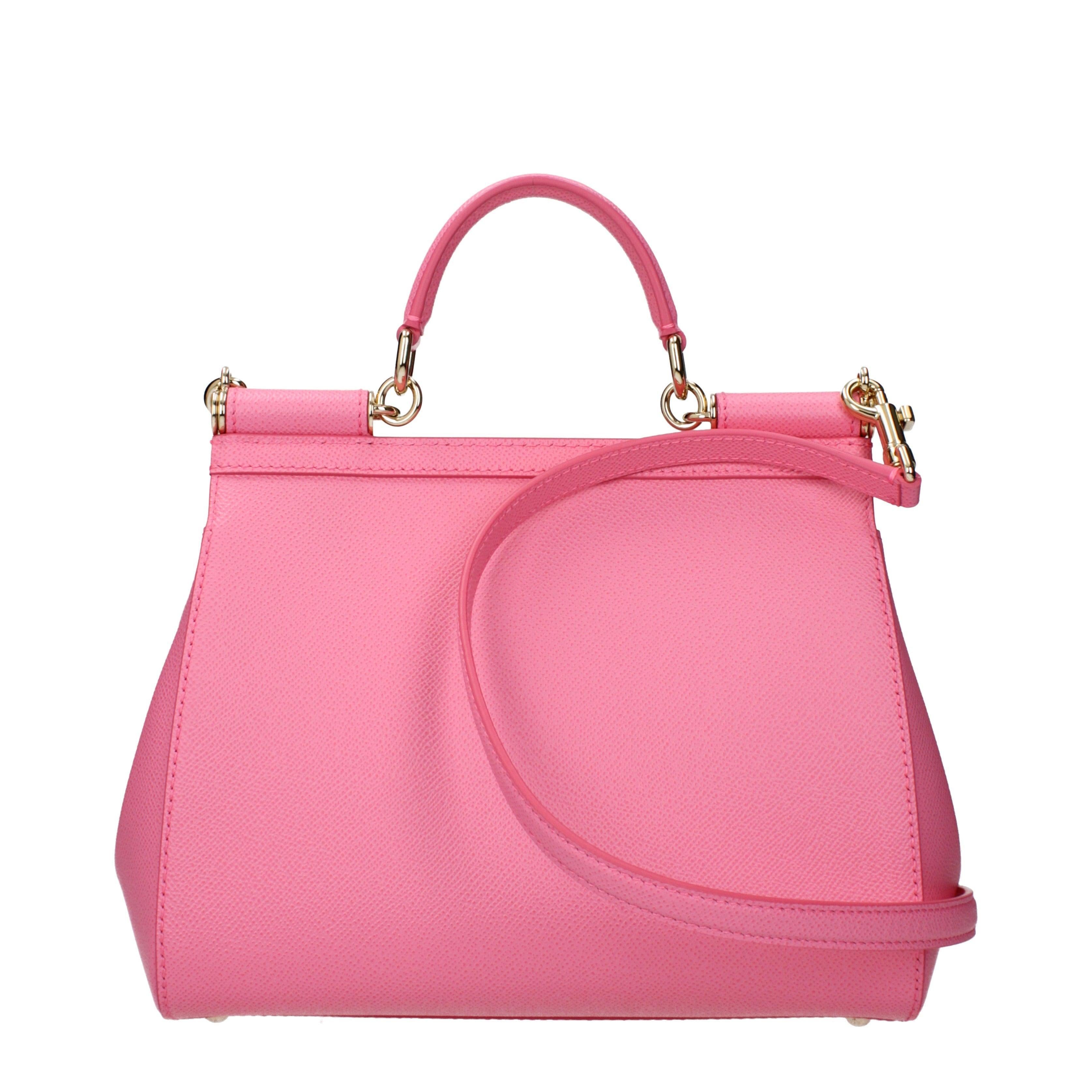 Dolce & Gabbana Large Sicily Handbag – Pink