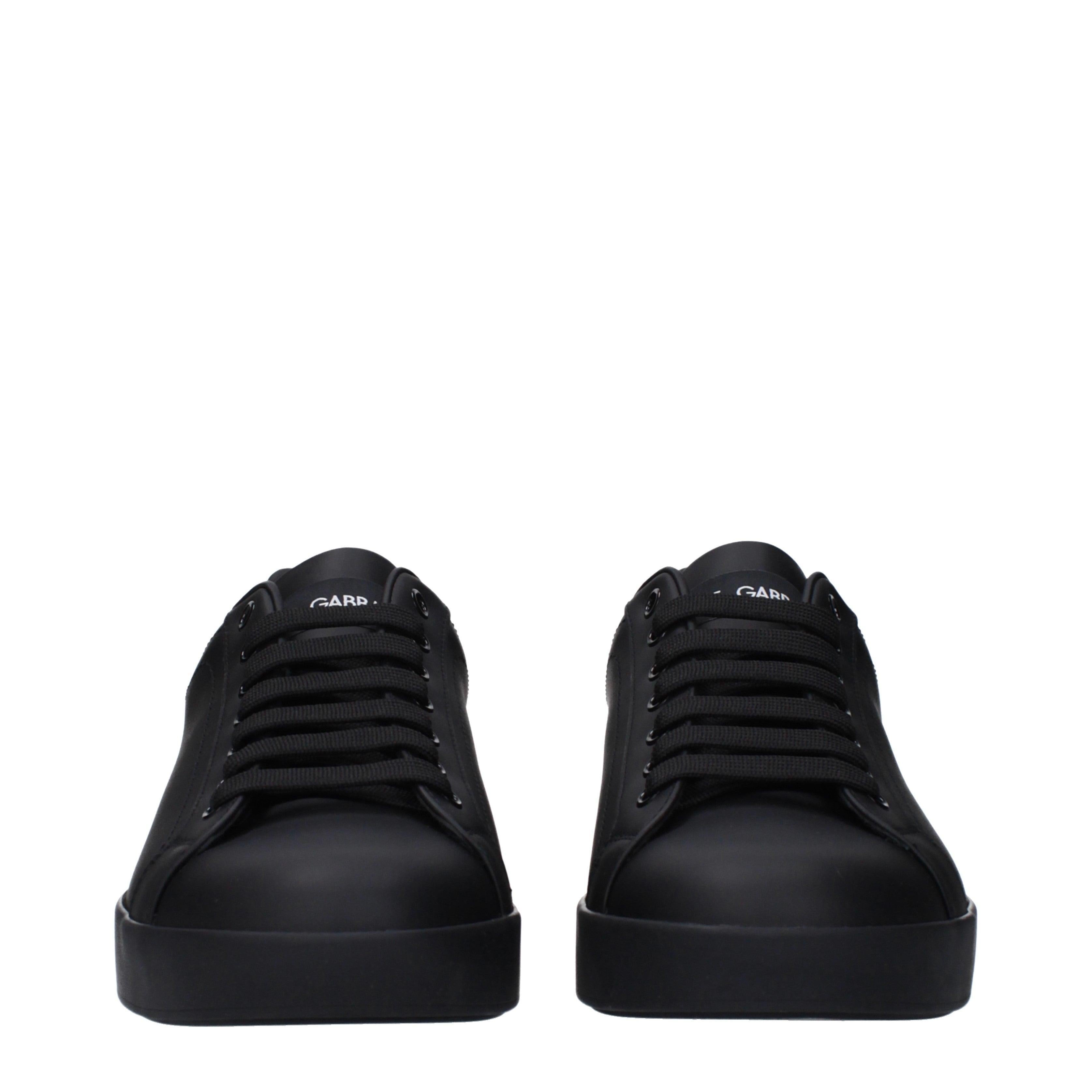 Dolce & Gabbana Men's All-Black Sneakers