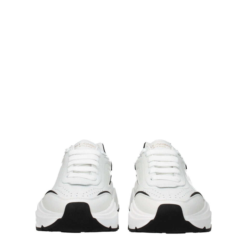 Dolce & Gabbana Men's Chunky Sole Sneakers – White &amp; Black