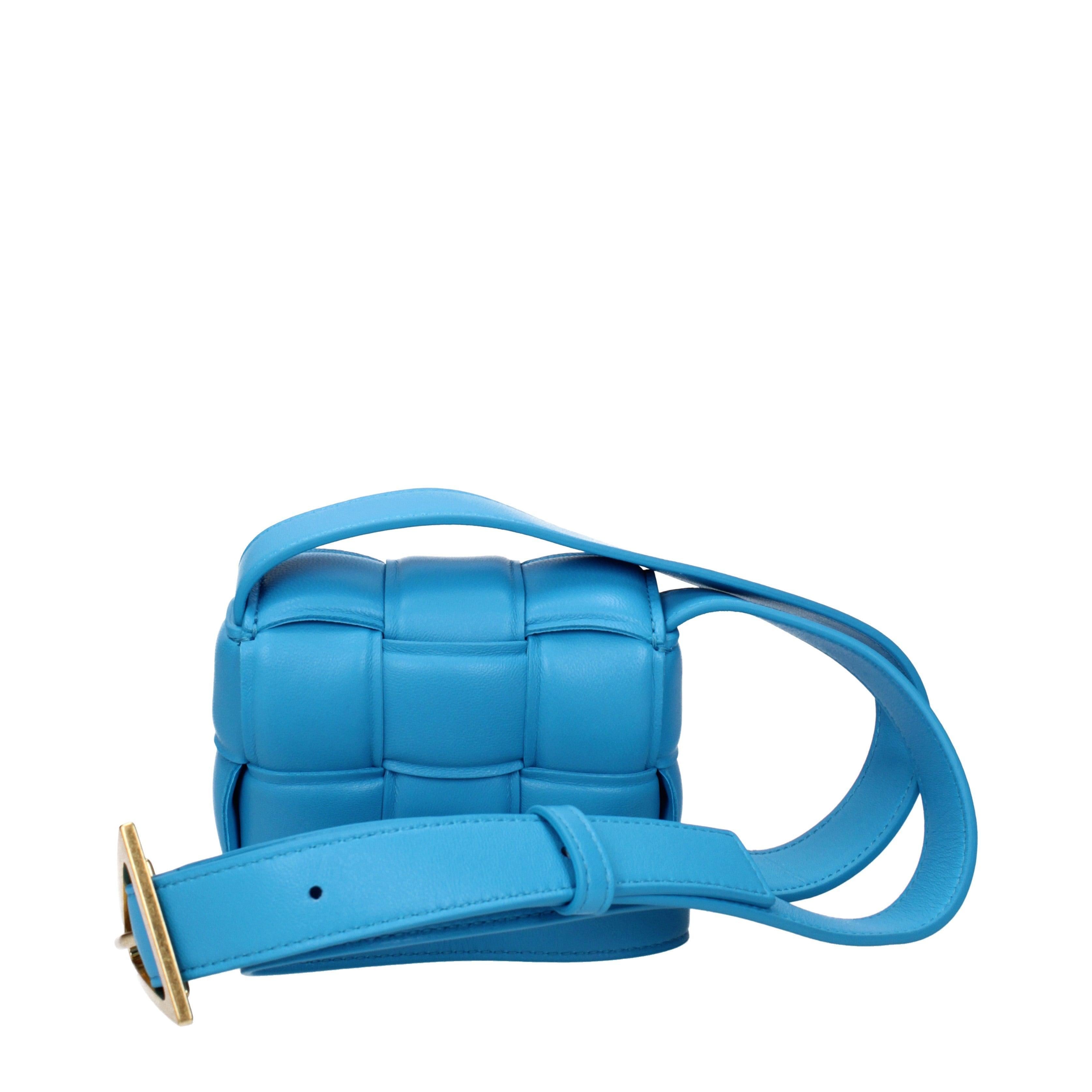 Bottega Veneta The Iconic Mini Crossbody Bag - Blue