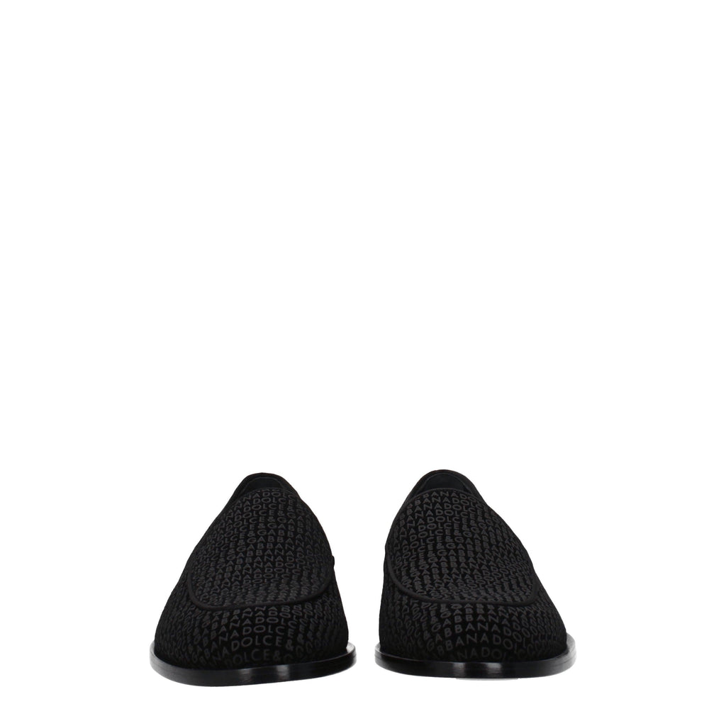 Dolce & Gabbana Men’s Statement Velvet Loafers