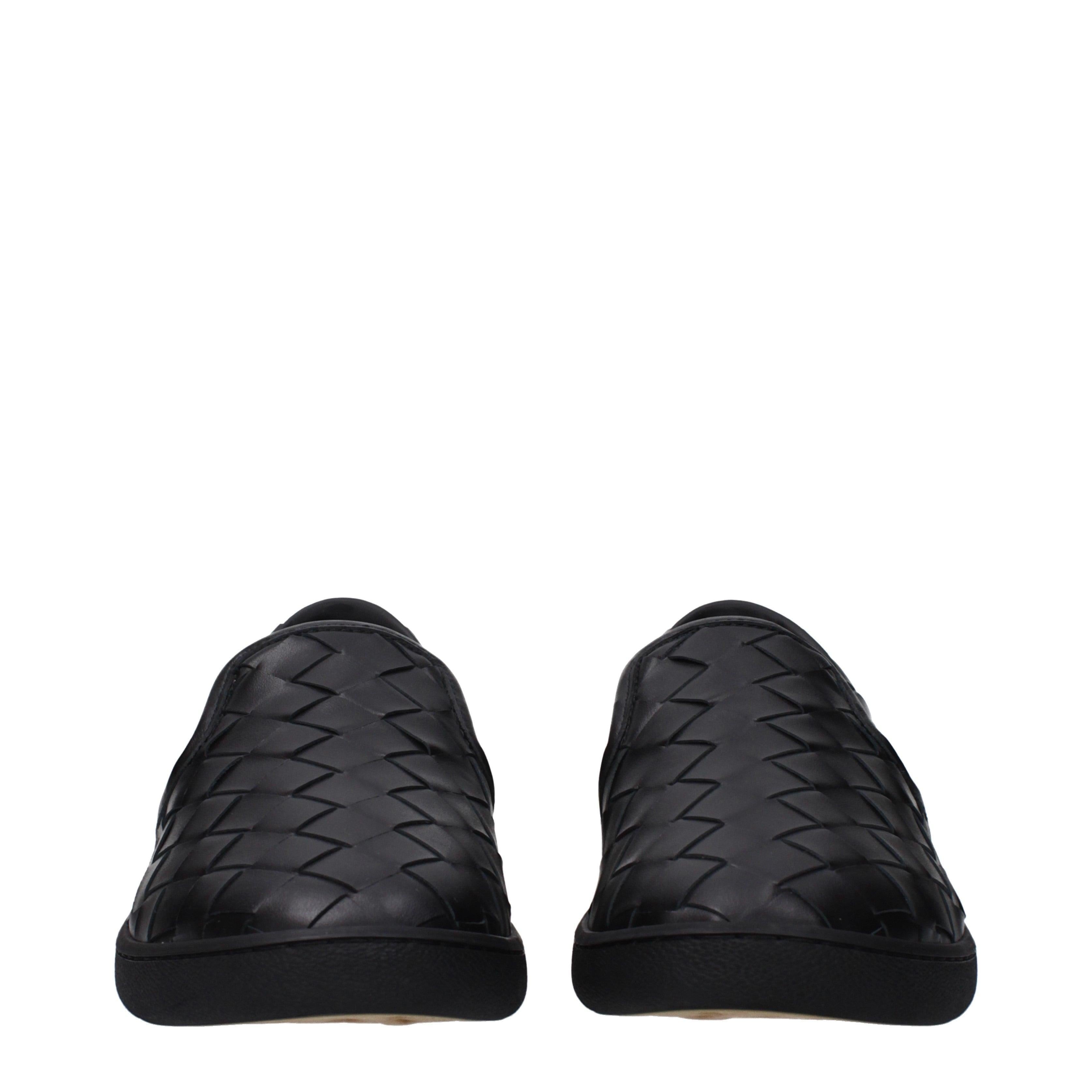 Bottega Veneta Intrecciato Men's Slip-On Sneakers