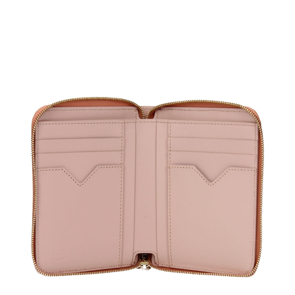 Fendi Women's Rose Leather Wallet