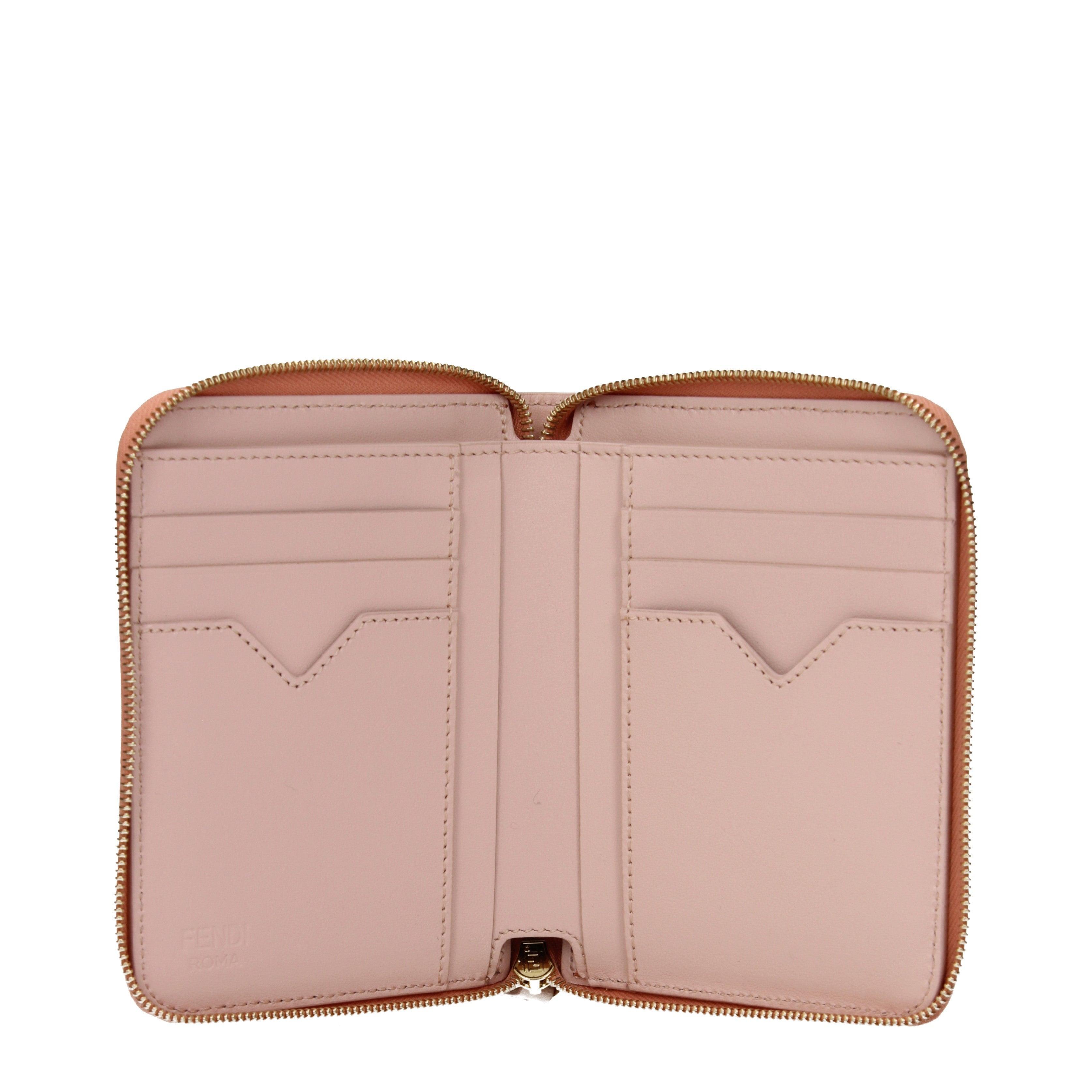 Fendi Women's Rose Leather Wallet