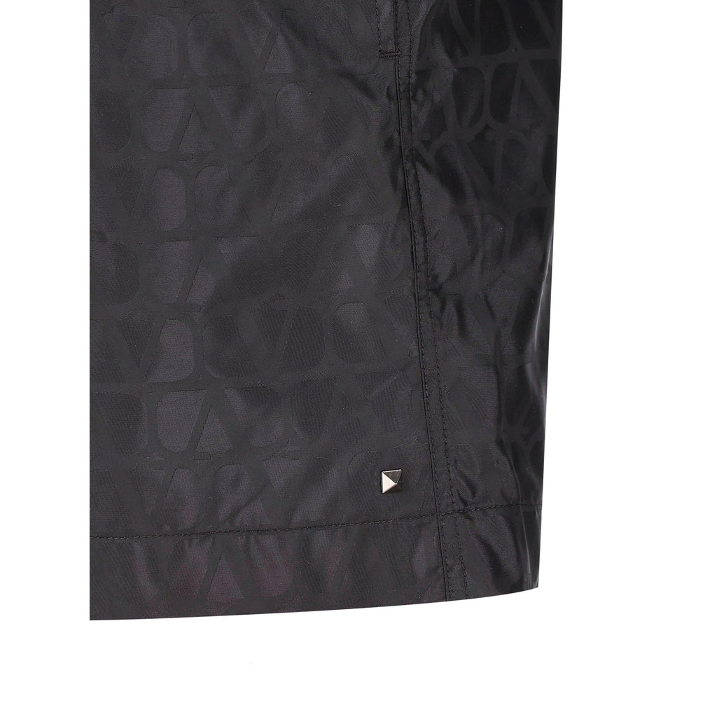 Valentino Garavani Black Swim Shorts