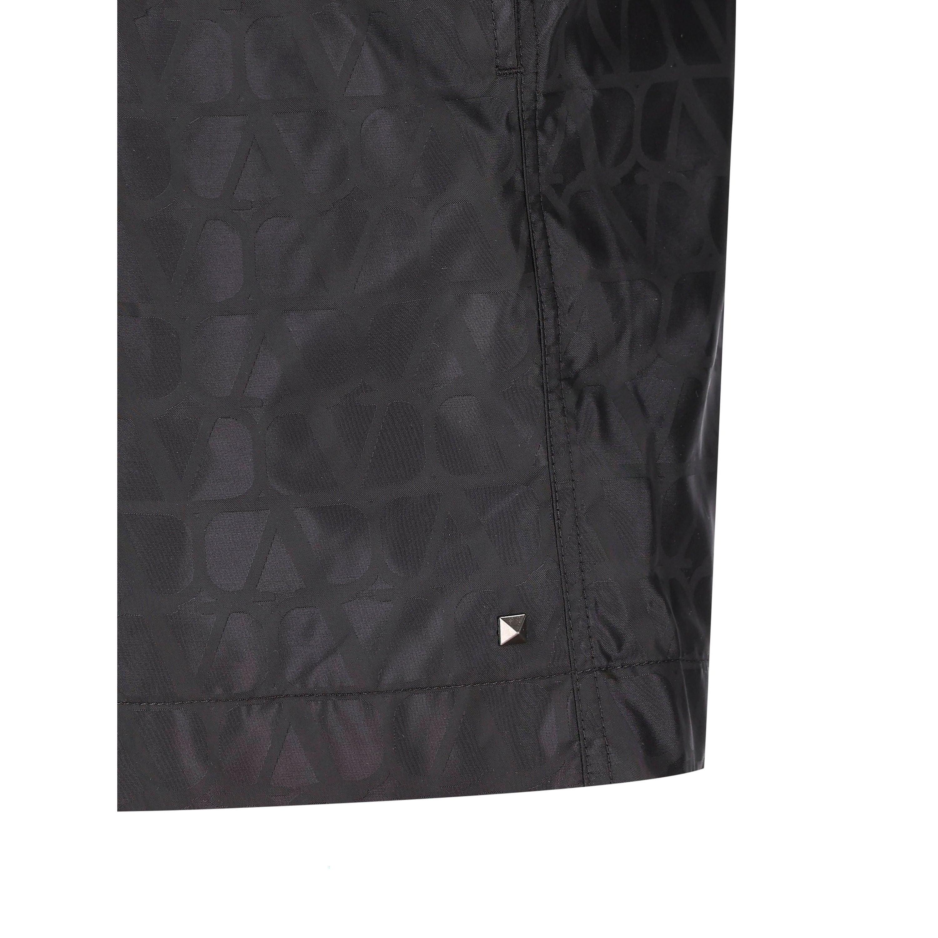 Valentino Garavani Black Swim Shorts